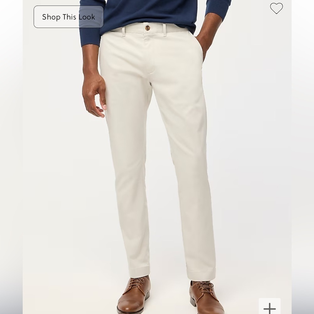 J crew stone Slim-fit flex chino pant
